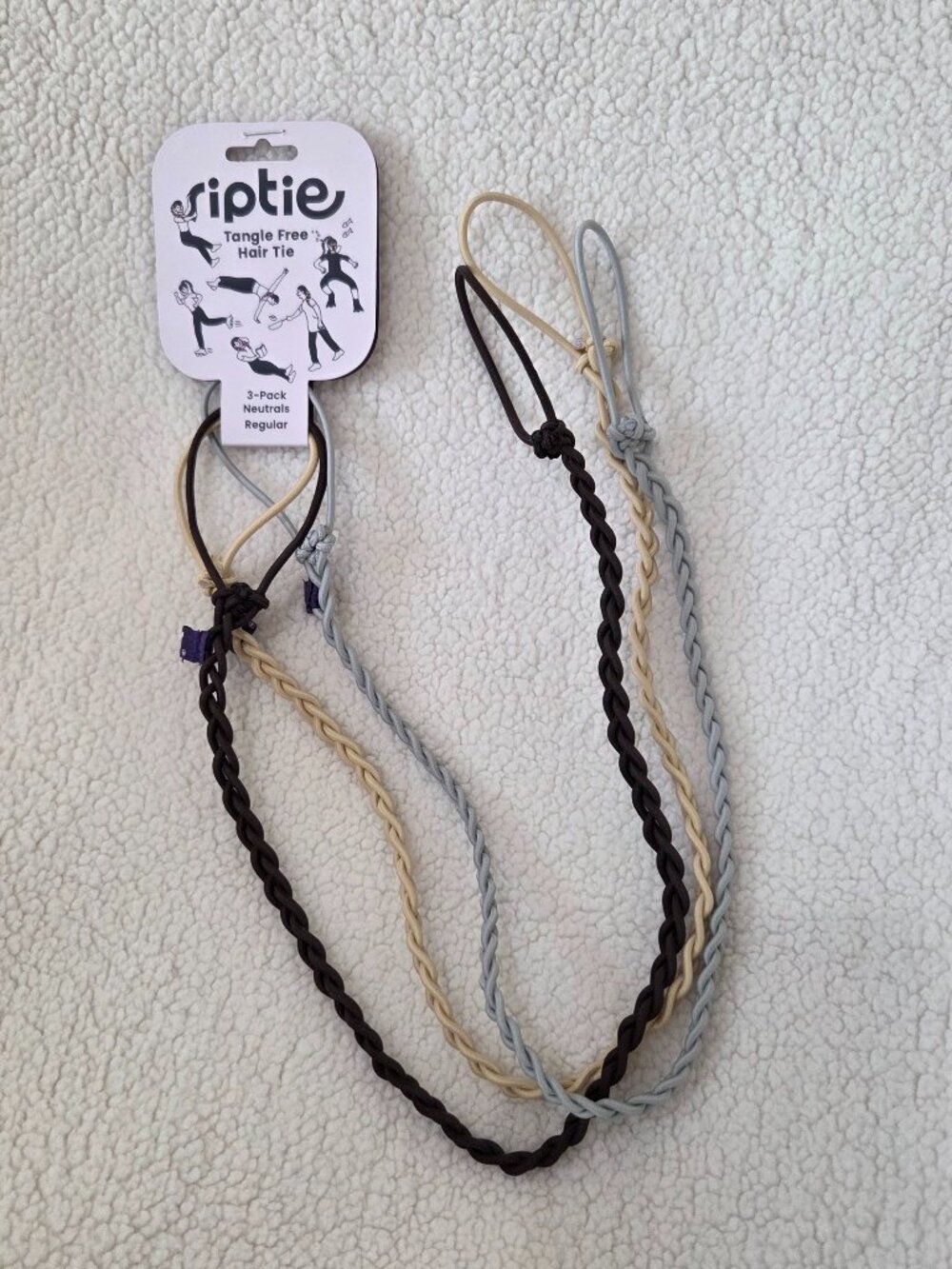 Rip Tie Neutrals Regular 3- Pack Hair Ties